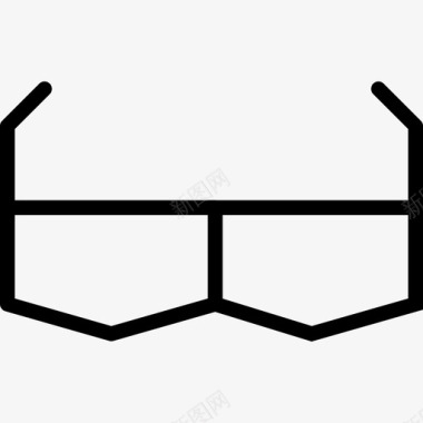 游戏VR眼镜3d眼镜游戏20线性图标图标