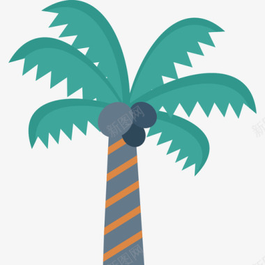 椰树旅游公寓图标图标