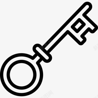 电子游戏钥匙电子游戏6线性图标图标