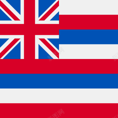 乡村夏威夷方形乡村简单旗帜图标图标