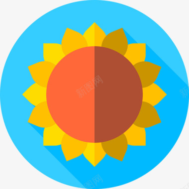 太阳光束太阳农业24平坦图标图标