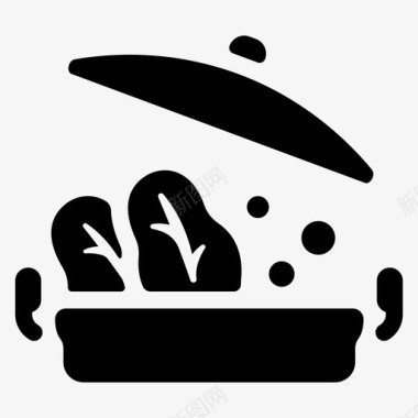 烹饪海报火锅烹饪食物图标图标