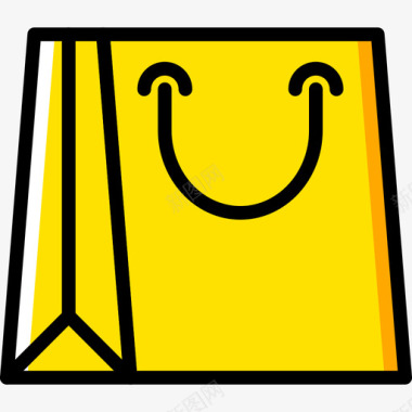 购物购物袋购物42黄色图标图标