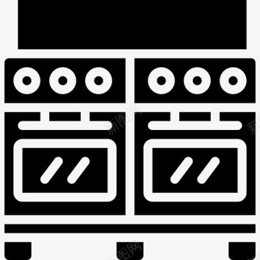 用电安全标志烤箱家用电器2填充图标图标