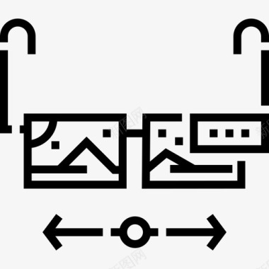 谷歌NIK图标谷歌眼镜360视图10线性图标图标