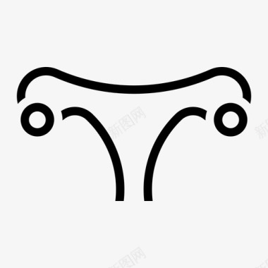 子宫女性生殖器官图标图标