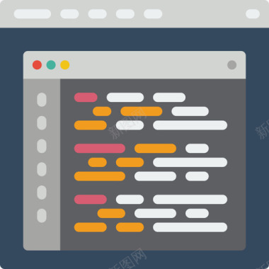 二进制编码编码web开发9平面图标图标