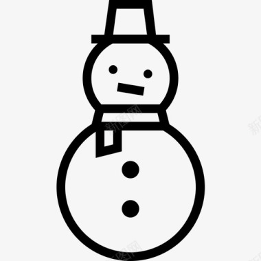 圣诞快乐字体雪圣诞节新年雪图标图标