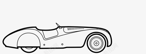 复古汽车文化宝马328流复古图标图标