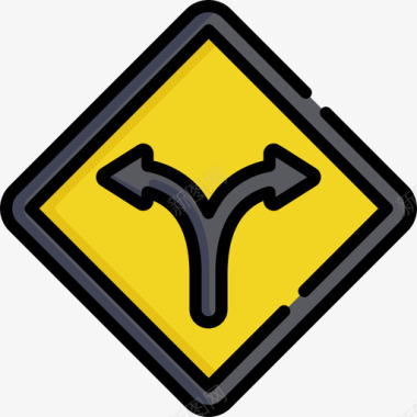 矢量信号图标交通标志3号信号线颜色图标图标