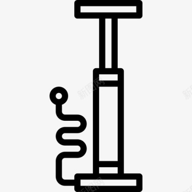 电动工具气泵气泵施工工具7线性图标图标