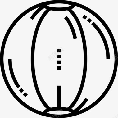 球状球状热带11线形图标图标