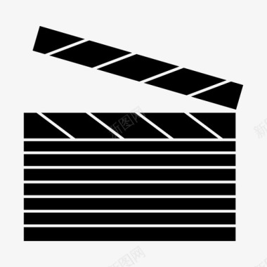 矢量电影放映机电影院电影放映图标图标