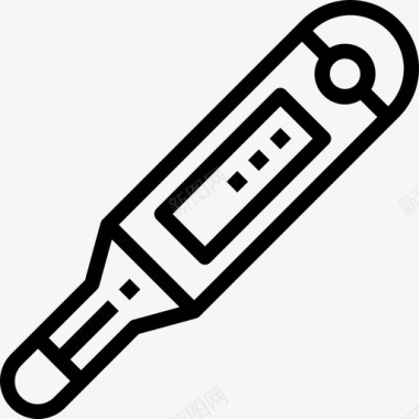 温度限制温度计科学49线性图标图标