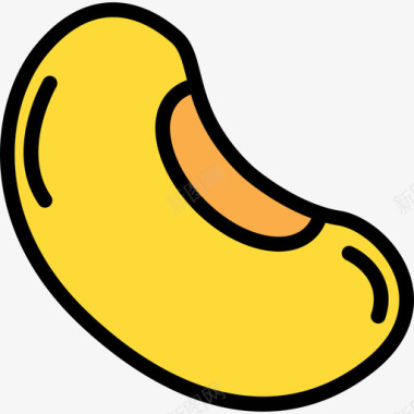 豆类豆类食品87线形颜色图标图标