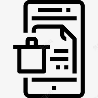移动移动功能25线性图标图标