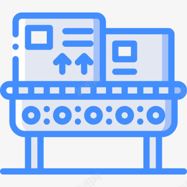 15L输送机物流15蓝色图标图标