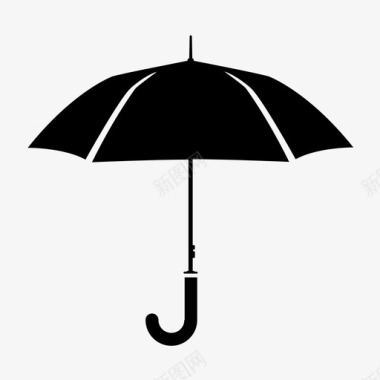 雨伞盖保护图标图标
