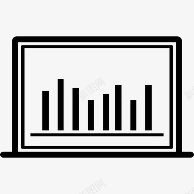 信息条状图演示文稿条形图业务图图标图标