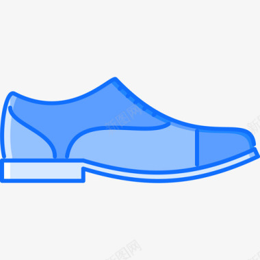 鞋子衣服48蓝色图标图标