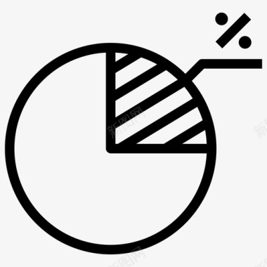 PNG图信息图表分析饼图图标图标