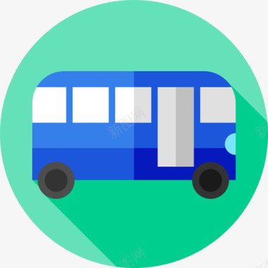 公共标识标记公共汽车旅行97平的图标图标