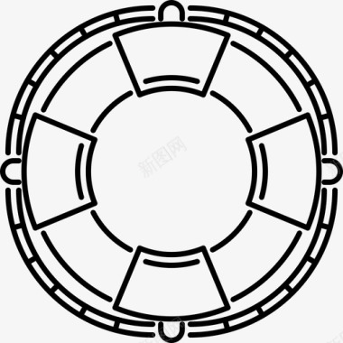 矢量救生圈救生圈坏男孩3直系图标图标