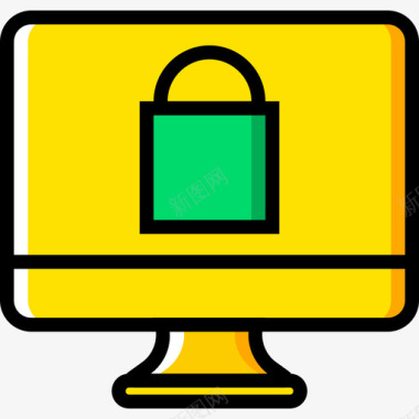 计算机计算机营销11黄色图标图标