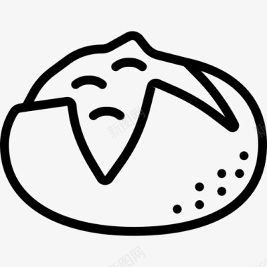 土豆美食直系图标图标