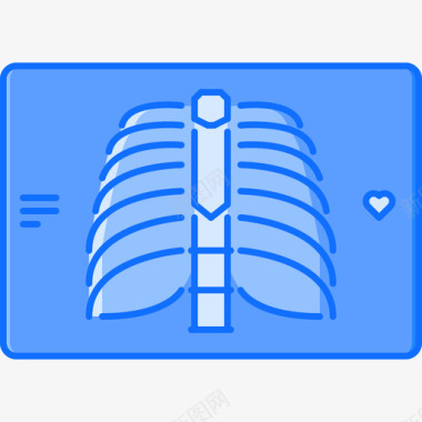 蓝色墨点素材肋骨药物13蓝色图标图标