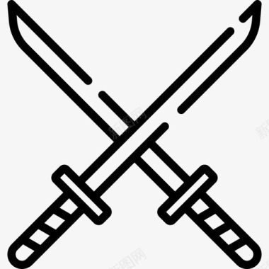 日本武士刀15岁直系图标图标