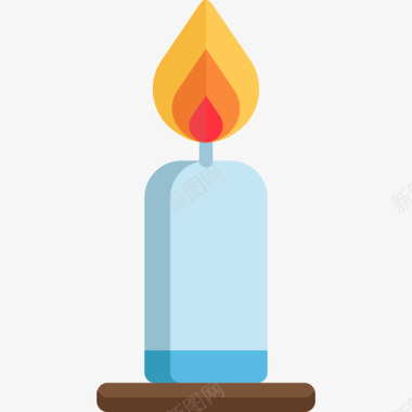蜡烛庆祝活动4扁平图标图标