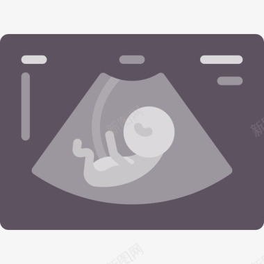 超声波孕妇平板图标图标