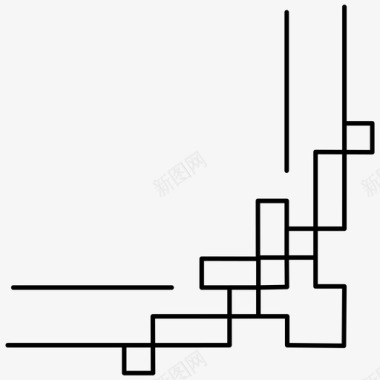 方形装饰边框边框边框装饰艺术角饰图标图标