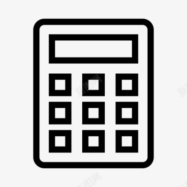 矢量计算器免费下载计算器商业计算图标图标