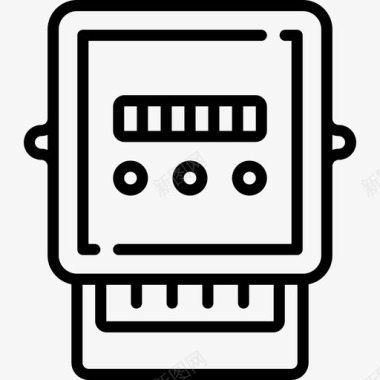 线性图标删除电表电工工具和元件3线性图标图标