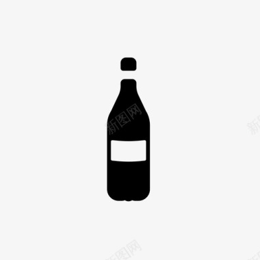 瓶子可乐玻璃瓶图标图标