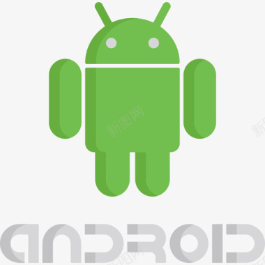 徽标的变体Android技术徽标2平面图标图标