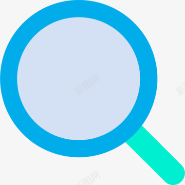 搜索放大镜搜索对齐和工具4平面图标图标