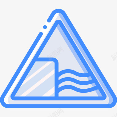 蓝色水条水健康和安全3蓝色图标图标
