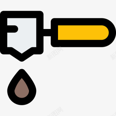 过滤图标咖啡过滤器饮料5线性颜色图标图标