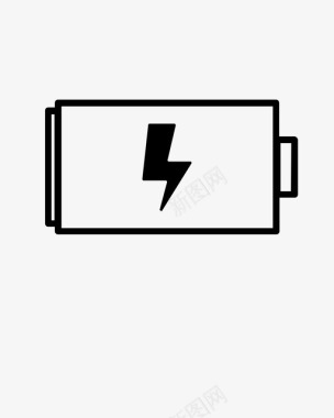 基础设施充电电池充电手机图标图标