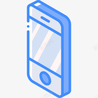 蓝色手机智能手机essentials16蓝色图标图标