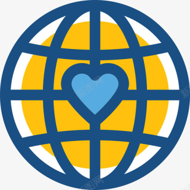 世界各地的服务网点世界各地爱情和婚礼双色调图标图标