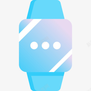 苹果手表健身52蓝色图标图标