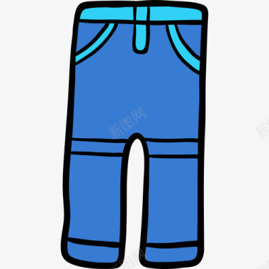 裤子冬季9颜色图标图标