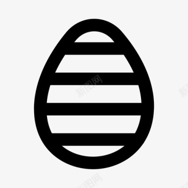 鸡蛋复活节活动图标图标