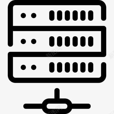 服务器服务器启动18线性图标图标