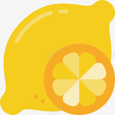 美食柠檬味图标图标