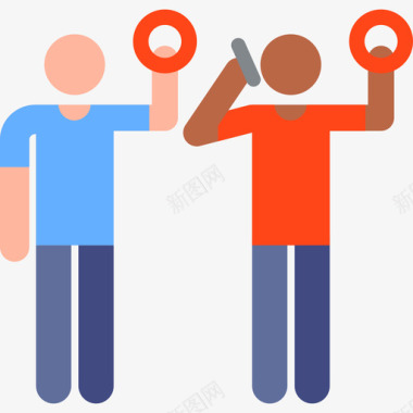 公共交通标识公共交通城市象形图2彩色图标图标